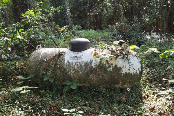 old gas container