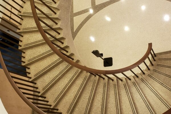 Spiral staircase in the capitol rotunda